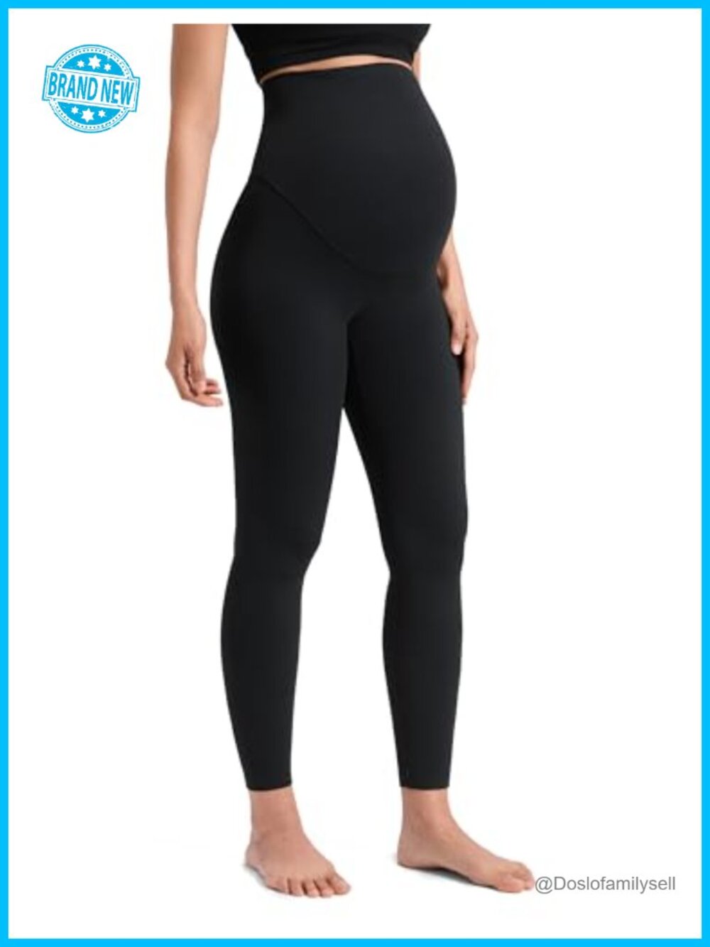 Maternity High Rise No Front Seam Legging 25"